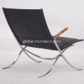 Stainless Steel Lounge Chair Cool FK 82 Leather X Chair Replica Supplier